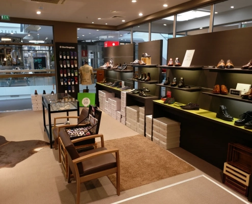 Blick ins Geschäft Schuhtyp